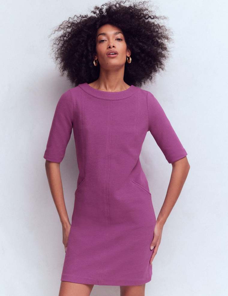 boden ottoman a line dress Colette Ottoman Shift Dress - Ruby Red